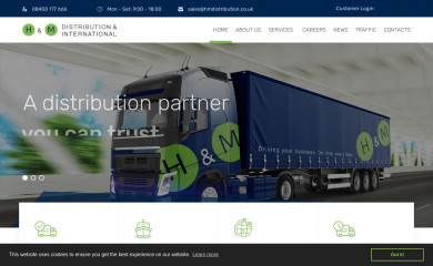 hmdistribution.co.uk screenshot