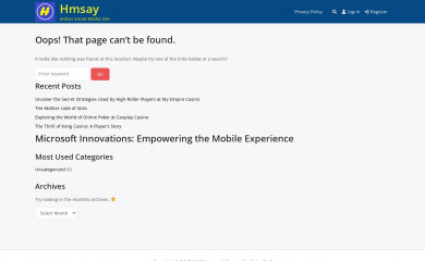 hmsay.com screenshot