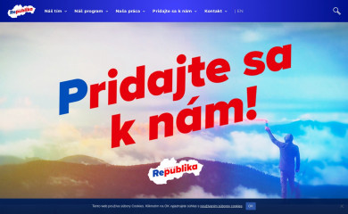 hnutie-republika.sk screenshot