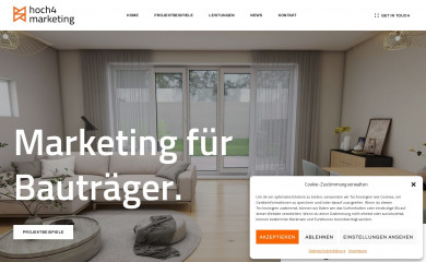hoch4-marketing.de screenshot