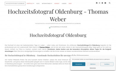 hochzeitsfotograf-norddeutschland.com screenshot