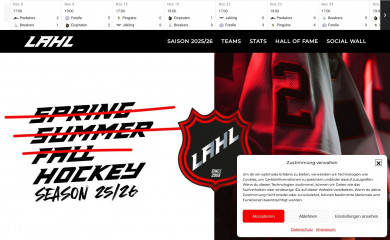 hockeyliga.at screenshot