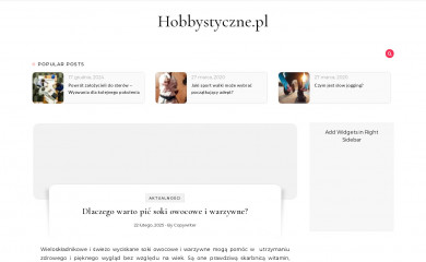 hobbystyczne.pl screenshot