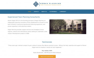 hoganplanning.com.au screenshot