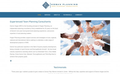 hoganplanning.com.au screenshot