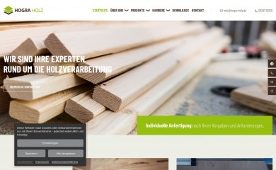 hogra-holz.com screenshot