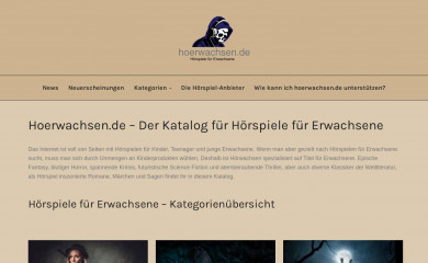 hoerwachsen.de screenshot