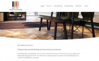 hoesprojectstoffering.nl screenshot