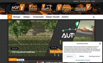 hof-hirschfeld.de screenshot