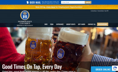 hofbrauhauscolumbus.com screenshot