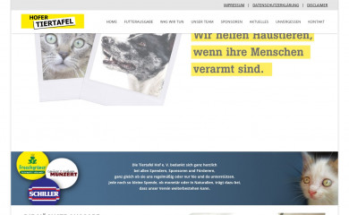 hofer-tiertafel.de screenshot