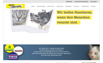 hofer-tiertafel.de screenshot