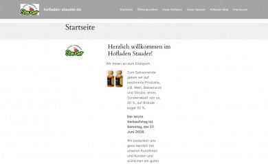 hofladen-stauder.de screenshot