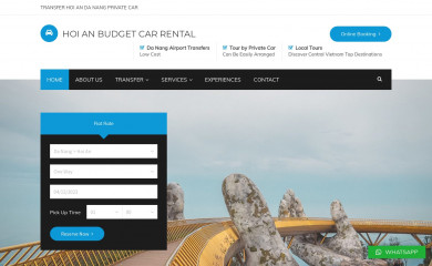 hoianbudgetcarrental.com screenshot