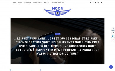 hoon.fr screenshot