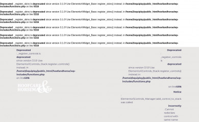 hoofandhorse.co.nz screenshot