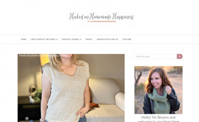 hookedonhomemadehappiness.com screenshot