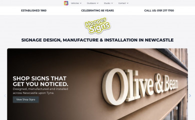 hoopersigns.co.uk screenshot