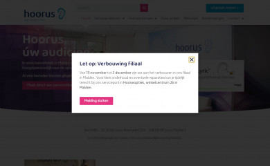 hoorus.nl screenshot