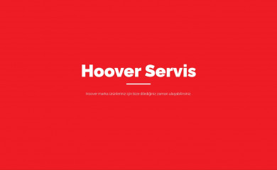hooverservisleri.com screenshot