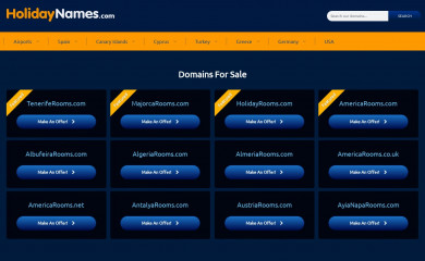 holidaynames.com screenshot