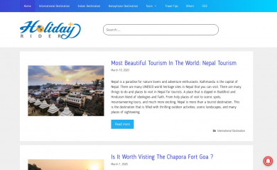 holidayrider.com screenshot