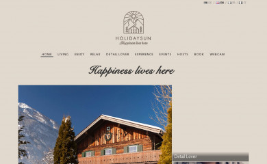 holidaysun.at screenshot