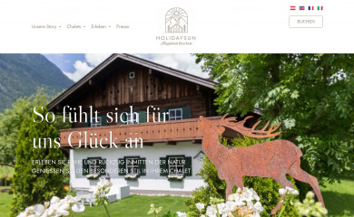 holidaysun.at screenshot