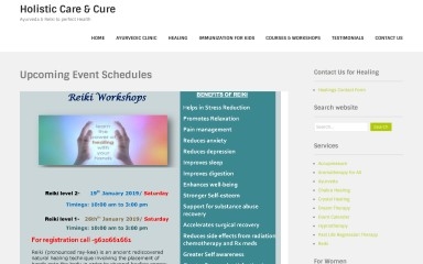 holisticcareandcure.com screenshot