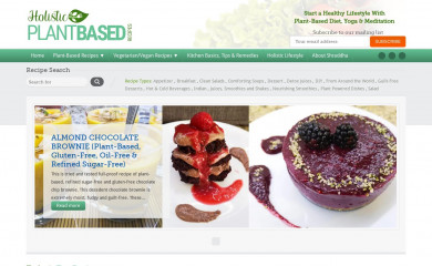 holisticplantbasedrecipes.com screenshot