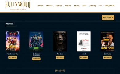 hollywood.com screenshot
