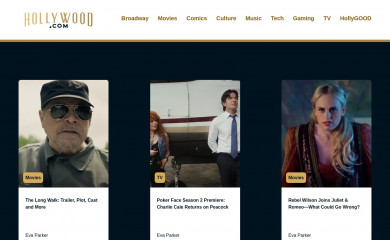 hollywood.com screenshot