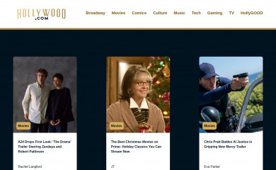 hollywood.com screenshot