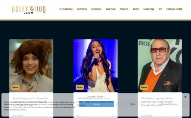 hollywood.com screenshot