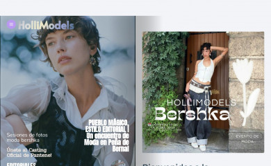 hollimodels.com.mx screenshot