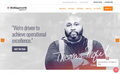 hollingsworthllc.com screenshot