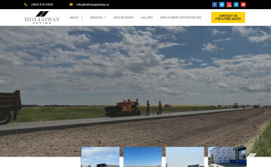 hollowaypaving.ca screenshot