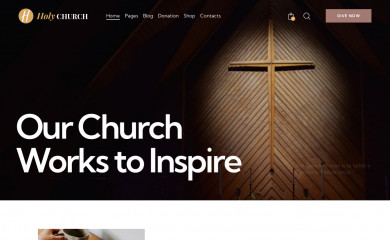 https://holy-church.ancorathemes.com/ screenshot