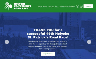 holyokestpatricksroadrace.org screenshot