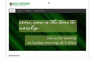 holyshepherd.org screenshot