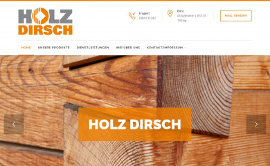 holz-dirsch.de screenshot