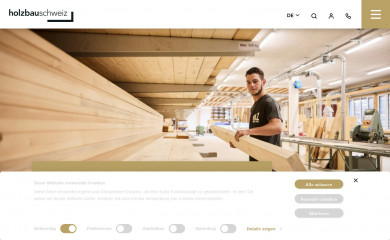 holzbau-schweiz.ch screenshot