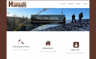 holzbauhansen.de screenshot