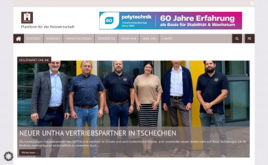 holzmarkt-online.at screenshot