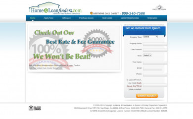homeandloanfinders.com screenshot