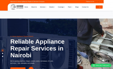homeappliancesrepair.co.ke screenshot