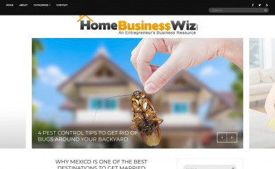 homebusinesswiz.com screenshot