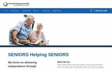 homecarebyseniors.com screenshot