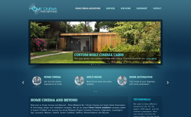 homecinemaandbeyond.co.uk screenshot