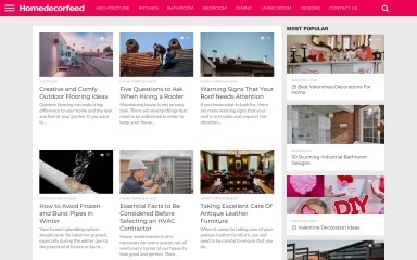 homedecorfeed.com screenshot